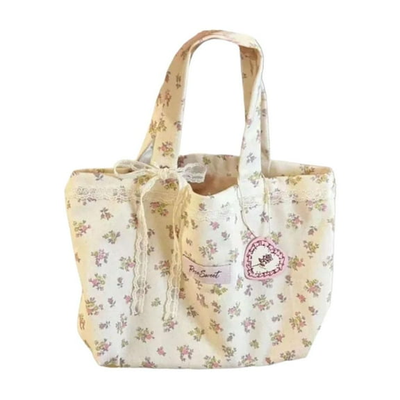 Korean Large Capacity Fragmented Flower Handbag Shoulder Small Bag Handbag