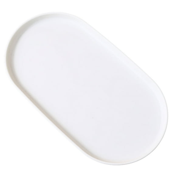 Korean Oval Serving Tray Kitchen Fruit Dessert Tray Multifunction Food Plate