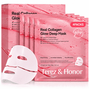 TEREZ & HONOR Korean Overnight Collagen Face Mask   Deep Moisturizing & Firming Sleeping Mask for Radiant Glass Glow Skin   Ultra-Fine Bio Collagen Formula, Gentle for Sensitive Skin