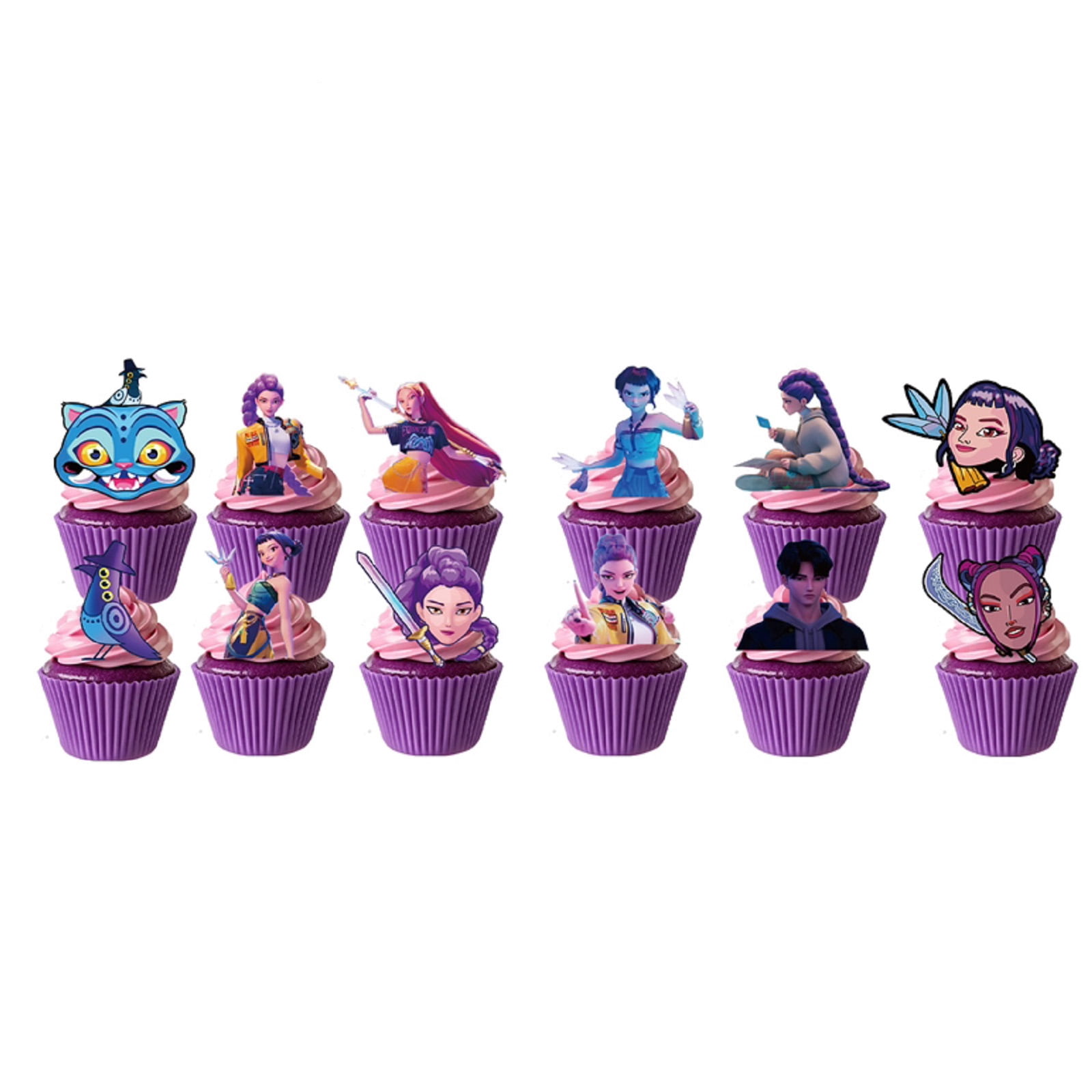Korean-Pop De-mon-Hunt-er Birthday Theme Party Decoration All-In-One ...