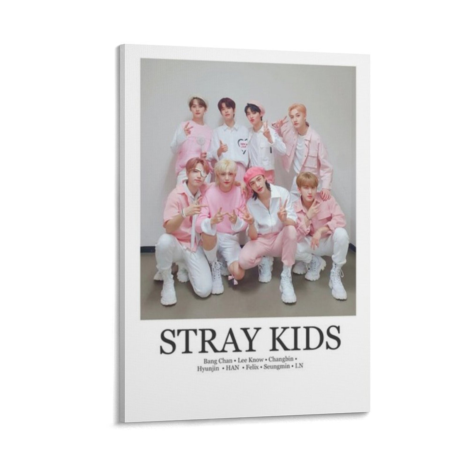 Korean Posters Stray Kids Painting On Canvas Wall Art Poster Scroll ...