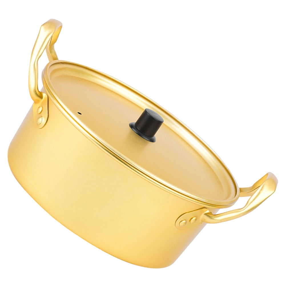 Korean Ramen Pot Nonstick Pan Wok Hot Chaffing Dishes Aluminum