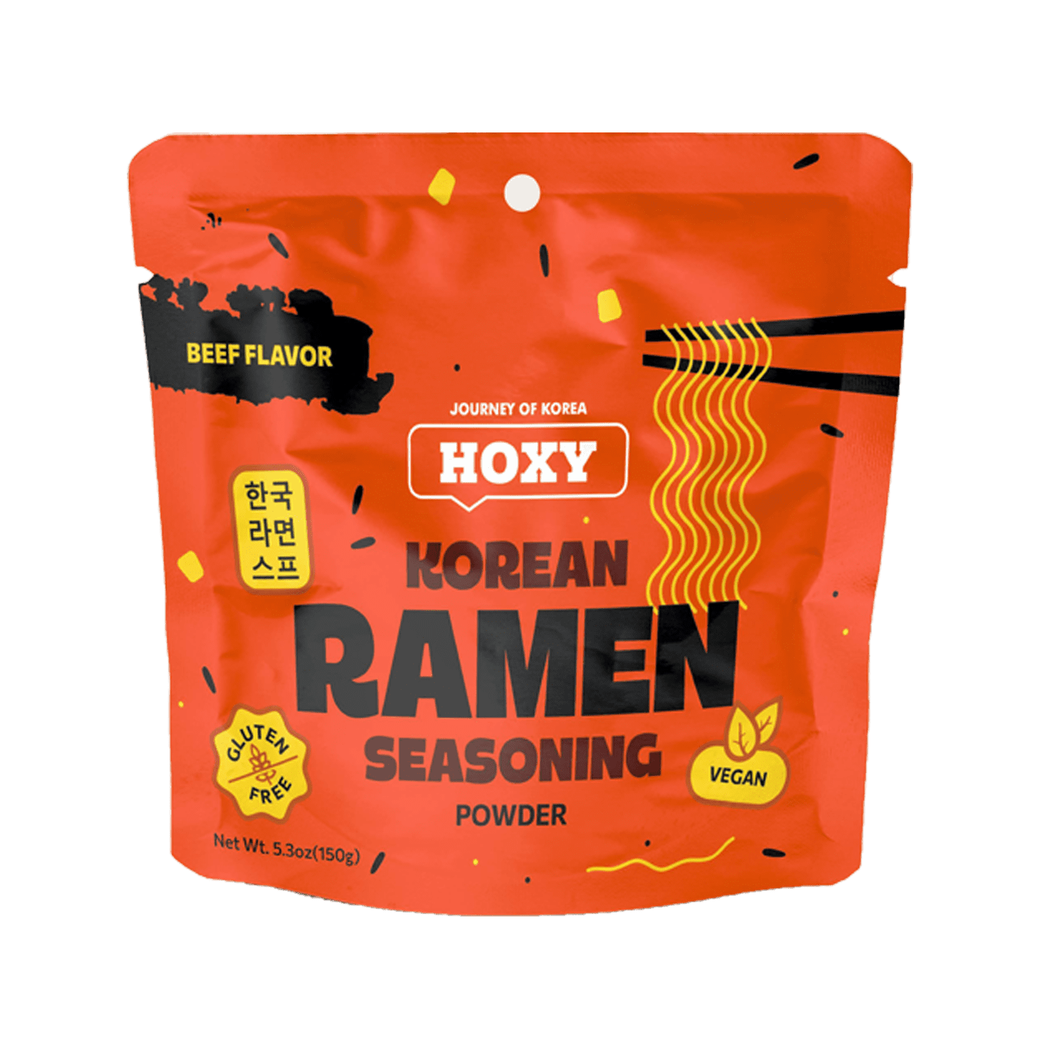 Korean Ramen Seasoning by HOXY Journey of Korea Gluten Free, Vegan