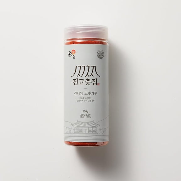 Korean Red Pepper Powder 100% Sun-Dried Chili Pepper (Fine Type 230g/8.11oz.)
