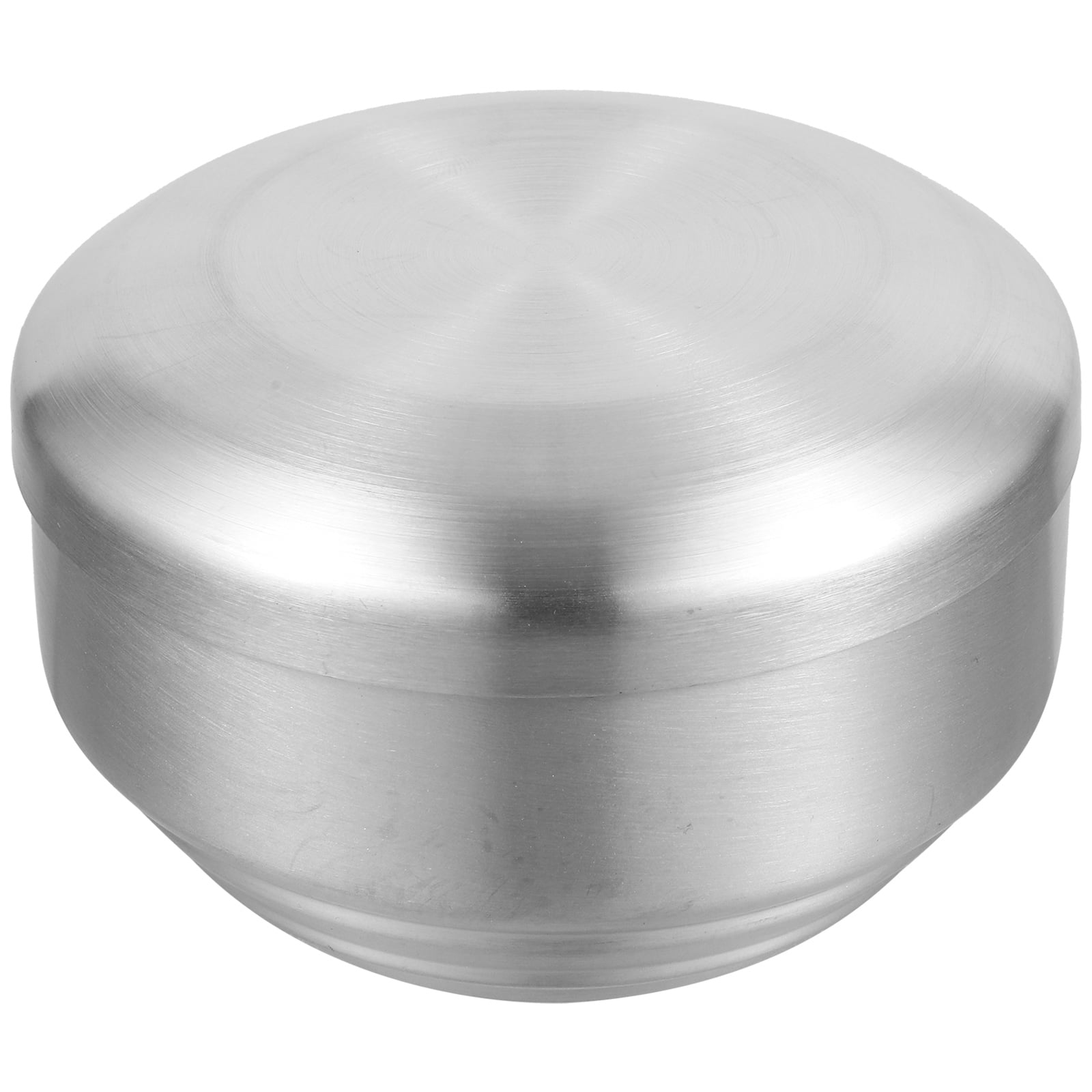 Korean Rice Bowl Stainless Steel Rice Steaming Bowl with Lid Restaurant