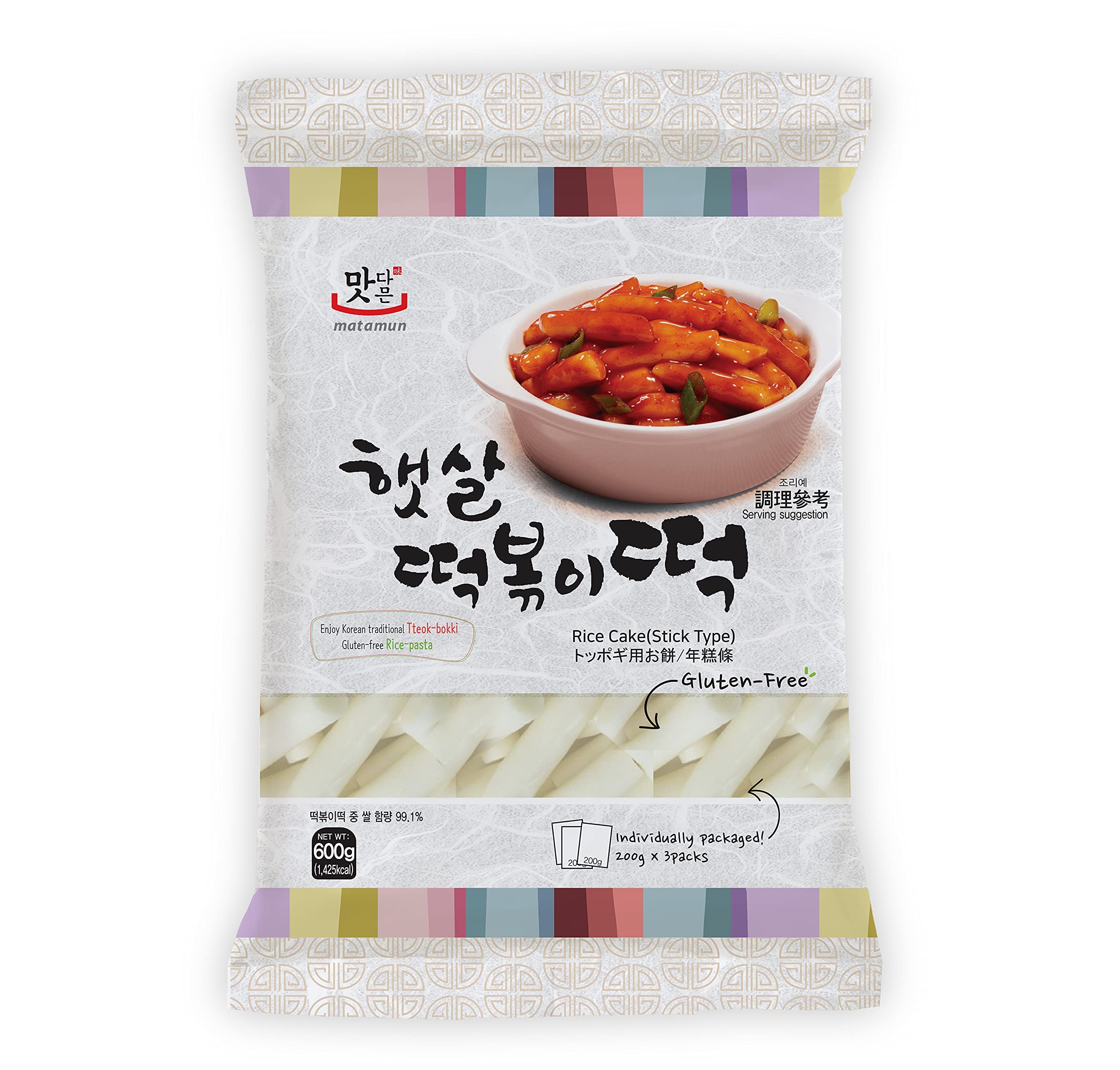 Korean Rice Cake Tteokbokki YPF5 Stick Topokki Dedukbokki Buldak Gluten Free Non GMO Vegan