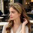 thumbnail image 1 of Korean Style Satin Headband for Everyday Home and Casual Wear — Soft Elastic Hair Band for Washing Face and Bathing, Rose Gold, 1 of 3