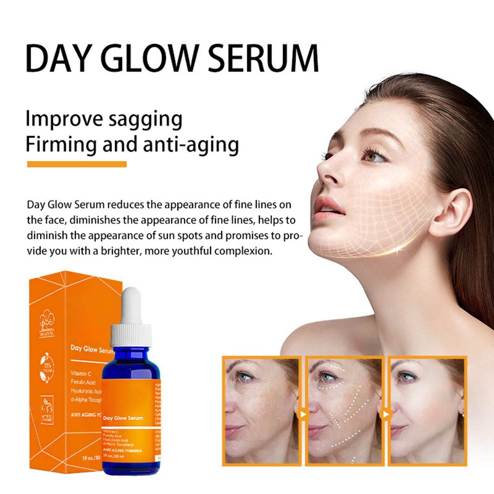 Korean Skin Care 20 Vitamin C Hyaluronic Acid Serum + CE Ferulic Acid