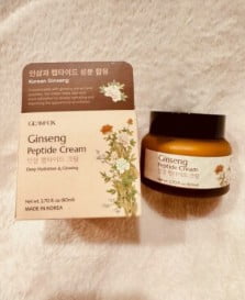 Korean Skincare -Ginseng Peptide Cream Deep Hydration & Anti-Aging Glowing 2.7 oz
