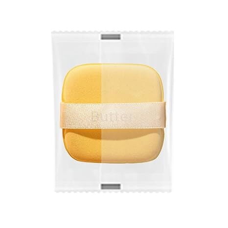 Korean Square Sponge Powder Puff 1 PCS for Liquid Foundation Cream Concealer Perfect Facial Makeup Travel Essential Beauty Gift for Women