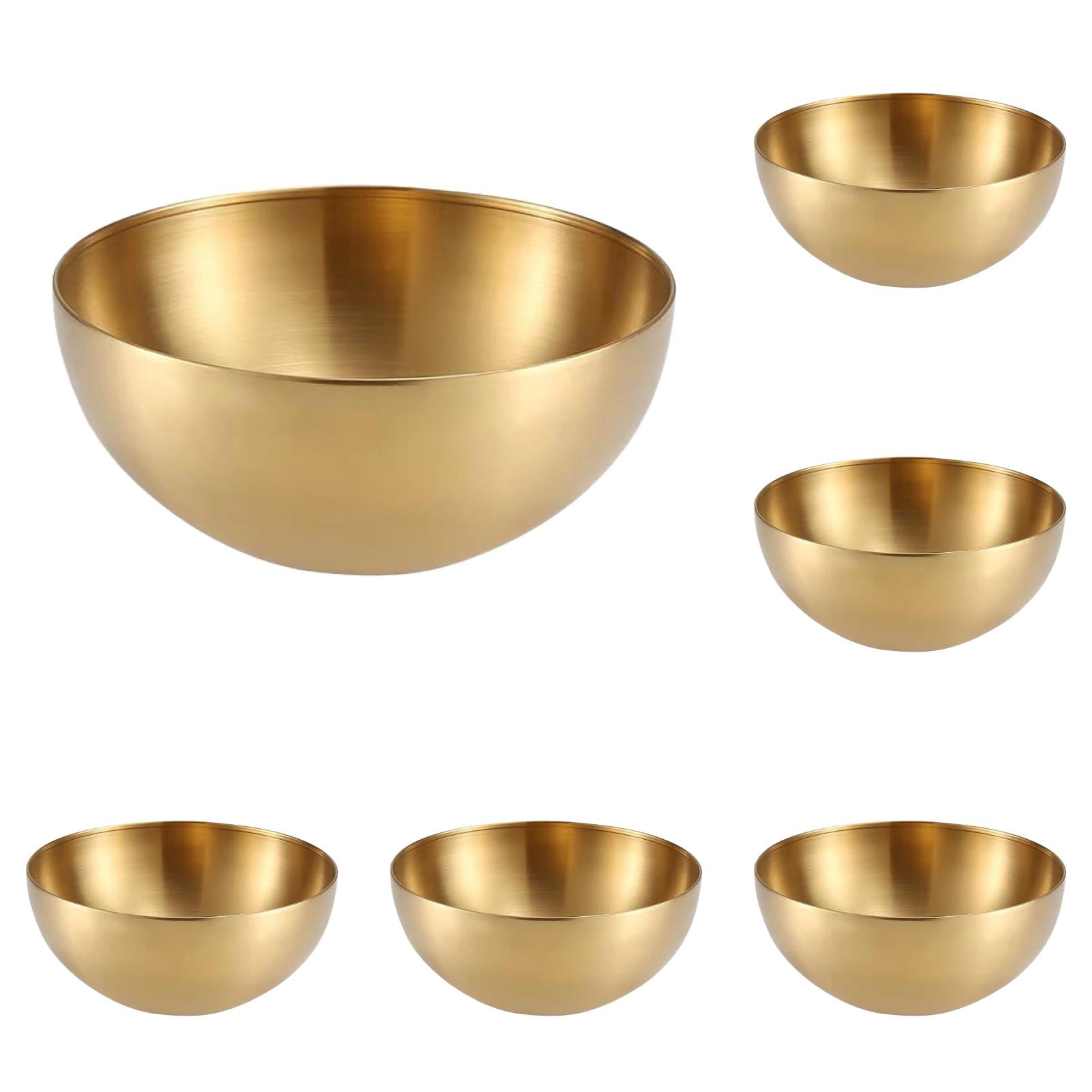 Korean Stainless Steel Bowl Purpose Dish Bowl Cold round Table Mats