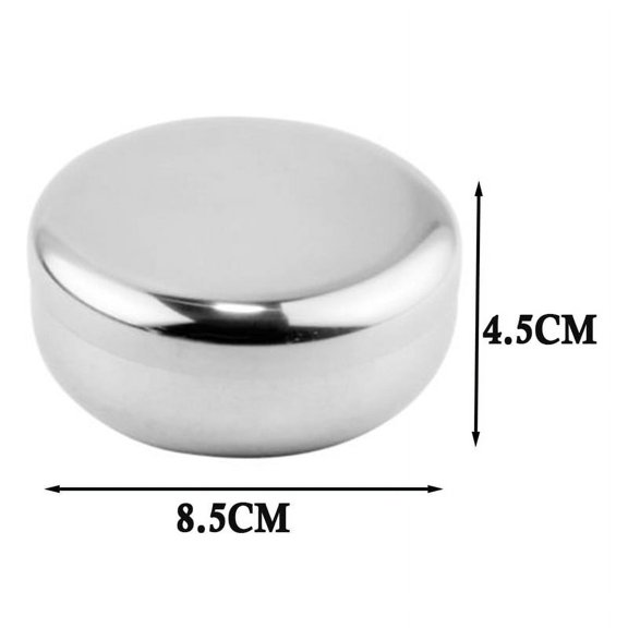 Korean Stainless Steel Rice Bowl Dish Korea Warm Bowl Traditional Bowl With Lid