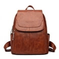 thumbnail image 1 of Korean Style All-Match Leather Sheepskin Ladies Backpack, 1 of 2