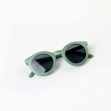 Korean Style Baby Silicone Small Round Frame Sunglasses UV400 Anti-UV Glasses Baby Fashion Polarized Sunglasses