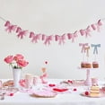 thumbnail image 1 of Korean Style Birthday Party Paper Bow Banner Decorations Macaron Color Cute Streamers Multi-color Party Decor, 1 of 5