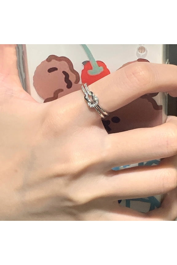 Korean Style Bow Ring Women