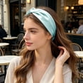 thumbnail image 1 of Korean Style Chiffon Headband for Washing Face Non Stretchy Hair Band Daily Casual Elastic Design, 1 of 3
