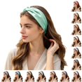 thumbnail image 1 of Korean Style Chiffon Headband for Washing Face Non Stretchy Hair Band, 1 of 4