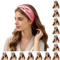 thumbnail image 1 of Korean Style Chiffon Headband for Washing Face Non Stretchy Hair Band, 1 of 4