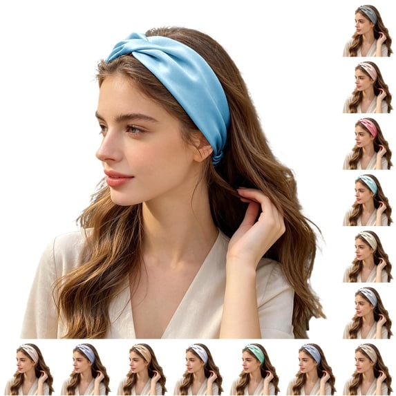 Korean Style Chiffon Headband for Washing Face Non Stretchy Hair Band
