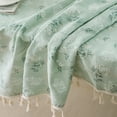 thumbnail image 1 of Korean Style Daisy Tassels Cotton Floral Tablecloth,Tea Table Decoration,Rectangle Table Cover For Kitchen Wedding Dining Room, 1 of 10