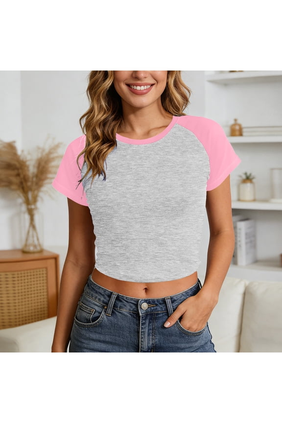 Korean Style Fashion T Shirt Summer Basic Top Pure Desire Tee Casual Streetwear Female Blouse Womens Summer Shirts Loose Fit Woman S Tee Shirt Woman Tees Striped Short Sleeve Tee Women Short Sleeve T