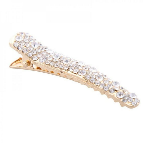 Korean Style Hairpins Fashion Side Bangs Clip Shiny Alloy Toothed Pearl Head Clip Hair Accessories Hairwear Women Hairpins