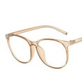 thumbnail image 1 of Korean Style Large Frame Glasses, PC Unisex, Flat Lens, Fashion, 1 of 8