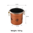 thumbnail image 1 of Korean Style Outdoor Stainless Steel Hot Pot Fuel Stove Bbq Skewer Pot Windproof, 1 of 9