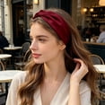 thumbnail image 1 of Korean Style Satin Headband for Everyday Home and Casual Wear â Soft Elastic Hair Band for Washing Face and Bathing,, 1 of 3
