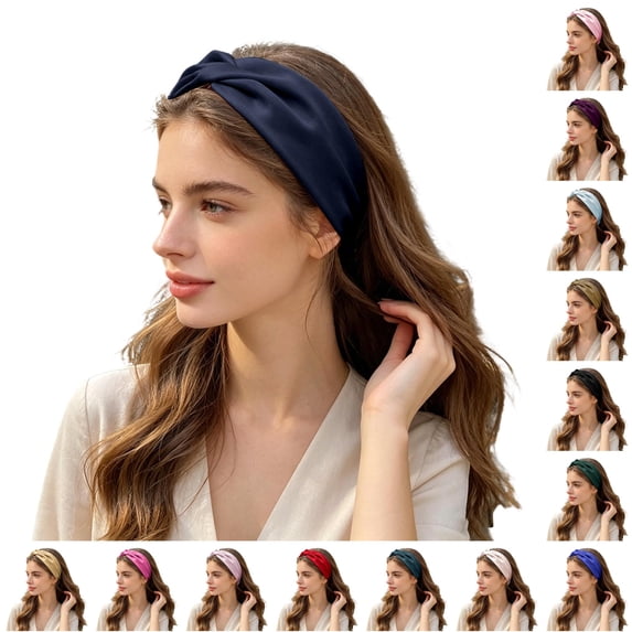 Korean Style Satin Headband for Washing Face Bathing Makeup Hair Elastic Band