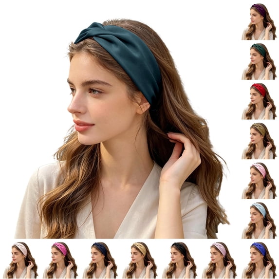 Korean Style Satin Headband for Washing Face Bathing Makeup Hair Elastic Band