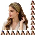 thumbnail image 1 of Korean Style Satin Headband for Washing Face Bathing Makeup Hair Elastic Band, 1 of 4