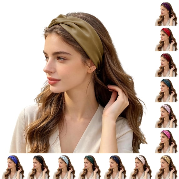 Korean Style Satin Headband for Washing Face Bathing Makeup Hair Elastic Band