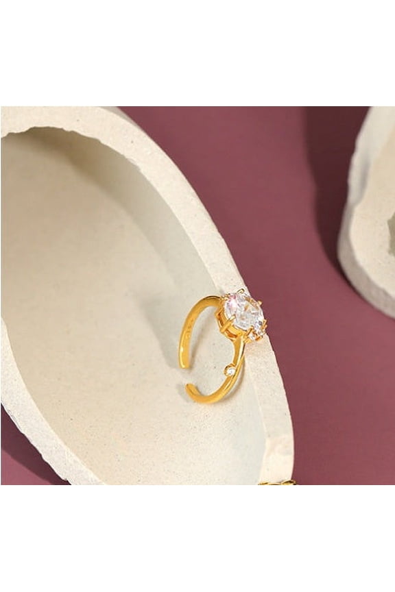 Women's Silver Olive Branch Ring Elegant Delicate Design Electroplated Ring Festive Jewelry Gift for Her Korean Ring