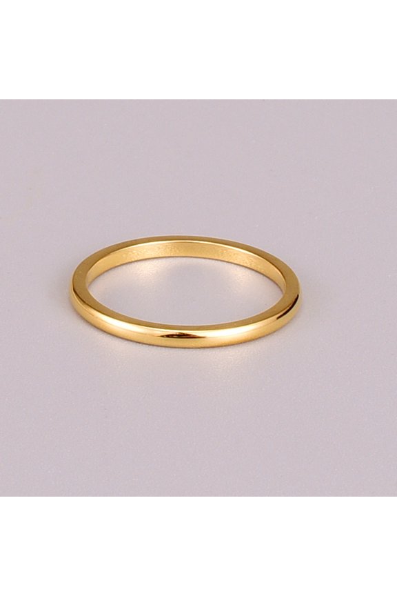 Korean Style Simple Fashion Glossy Ring