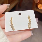 Korean Style Star Studded Diamond Earrings Niche Design High-end Cool tyle Simple and Versatile Earrings Jewelry for Women