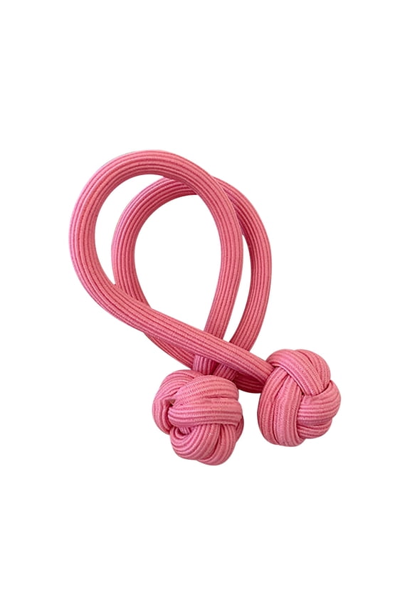 Korean Style Thick Nylon Hair Rope for Women High Ponytail Durable Knotted Headband Elastic Hair Tie