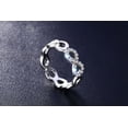 thumbnail image 1 of Korean Style Titanium Ring For Women With Rhinestone Accent, 1 of 5