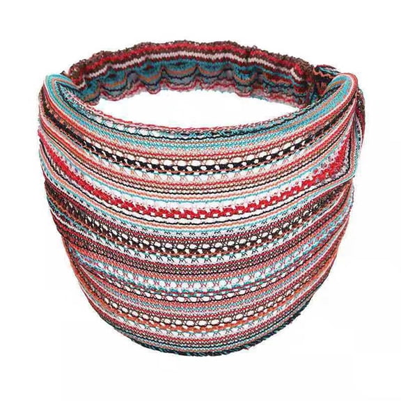Korean Style Wide Edge Hair Scarf Band Barrettes Face Hoop Headwear for Daily Wear