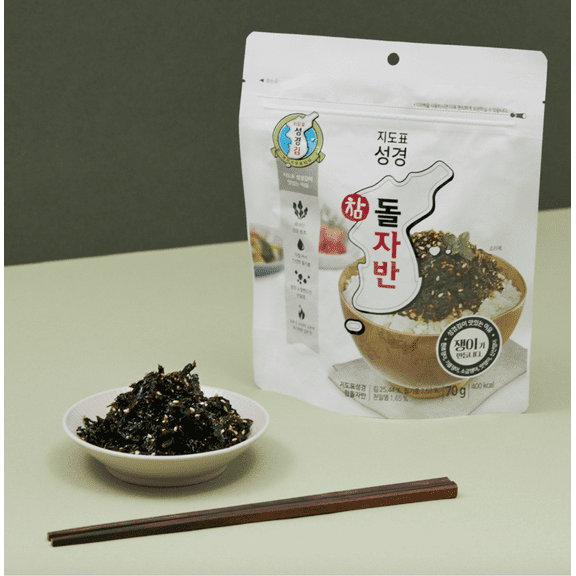 Korean Sung Gyung Dried Seaweed Snack Rong Bien Canxi Han Quoc White Bag 300g
