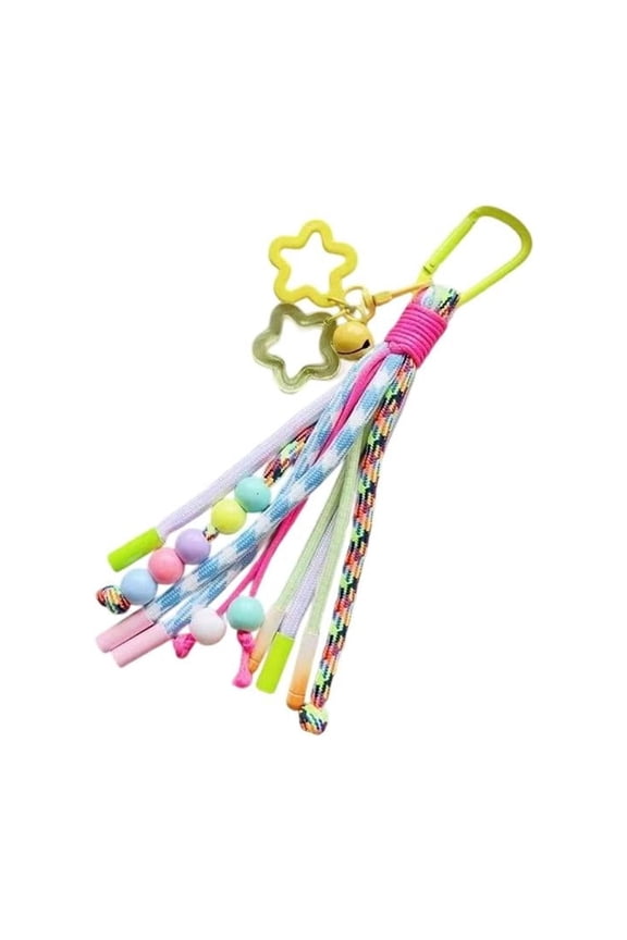 Korean Themed Couple Keychain ABS Keyring Climbing Rope Lightweight Design