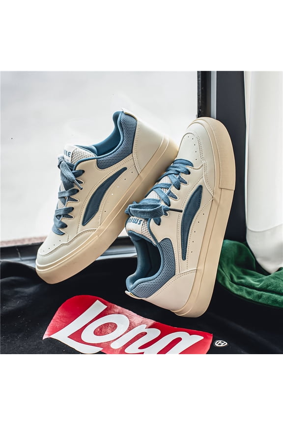 Korean Trendy Casual Colorful Sports Sneakers for Men | New Season Classic Fashionable Multi-Purpose Style, Low Top, Slip On Closure, PVC Sole, Fabric Inner