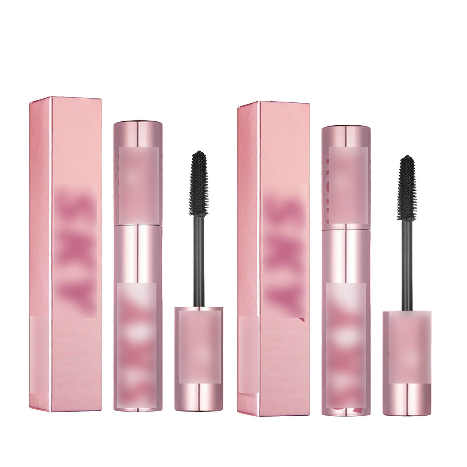 Korean Tubing Mascara Black Dark Lasting Curly 4D Silk Fiber Mascara