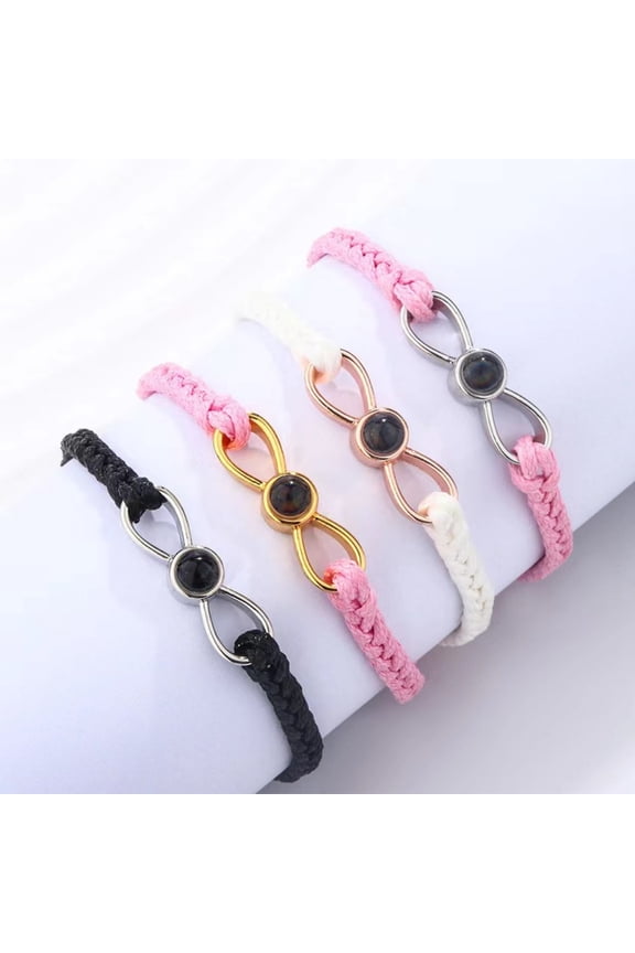 Korean Version Bow Weaving Projection Bracelet