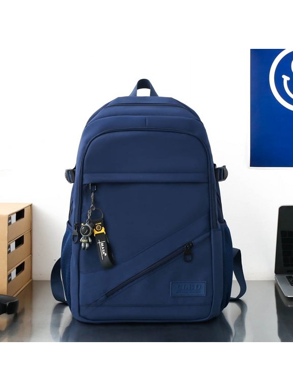 Korean Version Of Fashion Trend College Student Schoolbag Couple Model Large Capacity, Simple Lightweight Backpack Short -Distance Travel Backpack