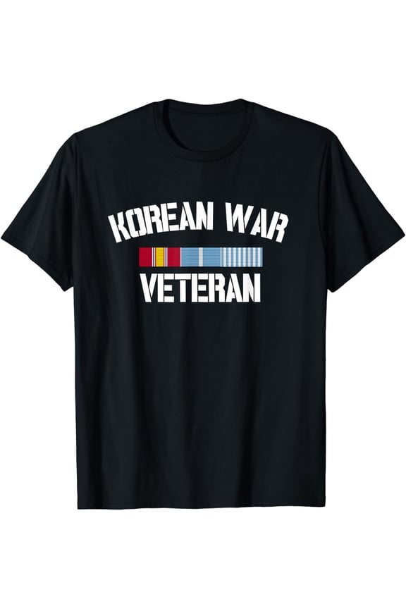Korean War Veteran Pride Korea Service Ribbon T-Shirt