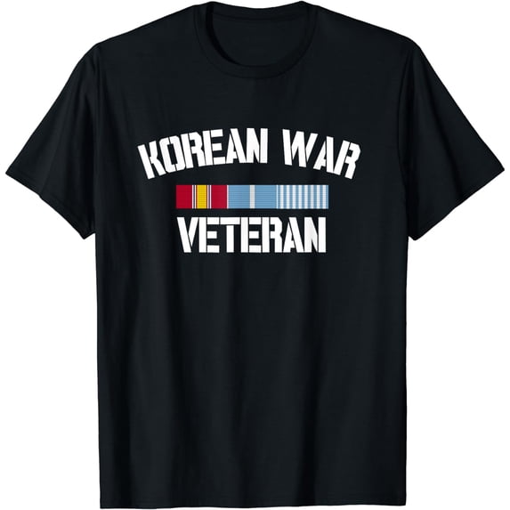 Korean War Veteran Pride Korea Service Ribbon T-Shirt