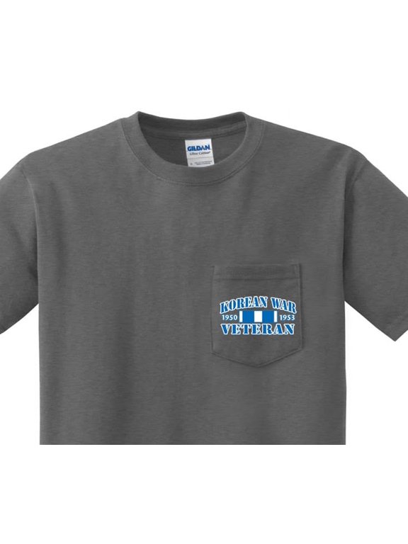 Korean War Veteran T-shirt Men's Pocket Tee