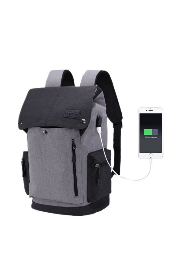 Korean casual backpack,Black